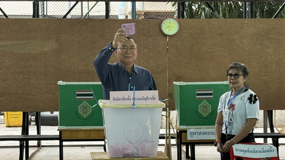 “ชัยภูมิ” เลือกตั้งคึกคัก ประชาชนตื่นตัวใช้สิทธิแต่เช้า ผู้ว่าฯ–ผู้สมัคร ร่วมลงคะแนน