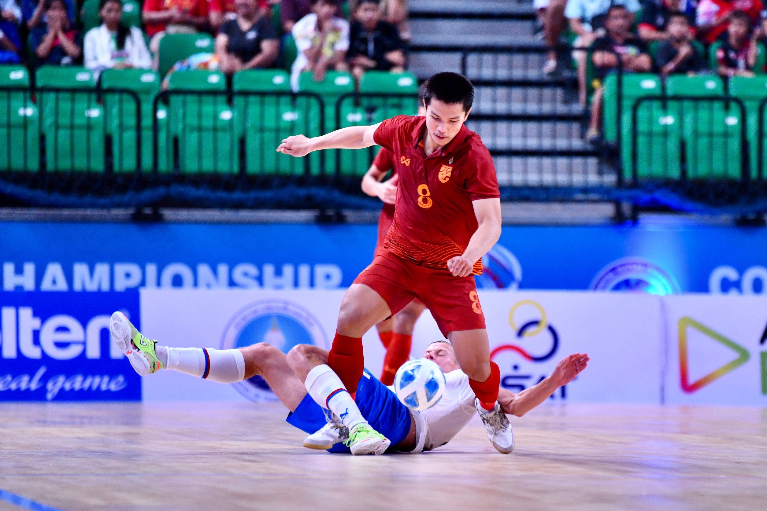 ทำเต็มที่! "นักเตะฟุตซอล" ไล่บี้ "เช็ก" สุดมันส์ ก่อนพ่าย 5-6 รองแชมป์ "FUTSAL CHAMPIONSHIP"
