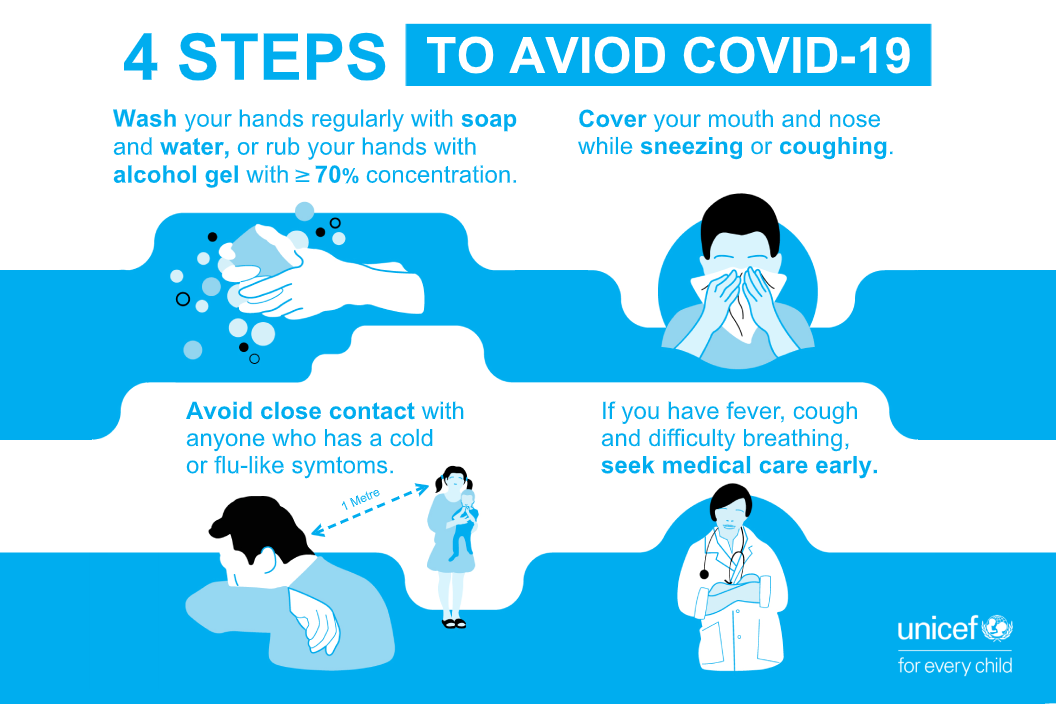 "องค์การยูนิเซฟ" ปล่อยวิดีโอ แนะ "ตื่นตัวแต่ไม่ตื่นกลัว 5 วิธีหนีห่างจาก COVID-19"