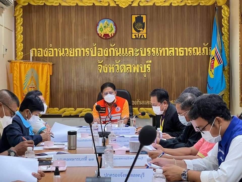 ลพบุรี เรียกประชุมด่วน อนุมัติให้ความช่วยเหลือการป้องกันน้ำท่วม อ.บ้านหมี่-โคกสำโรง