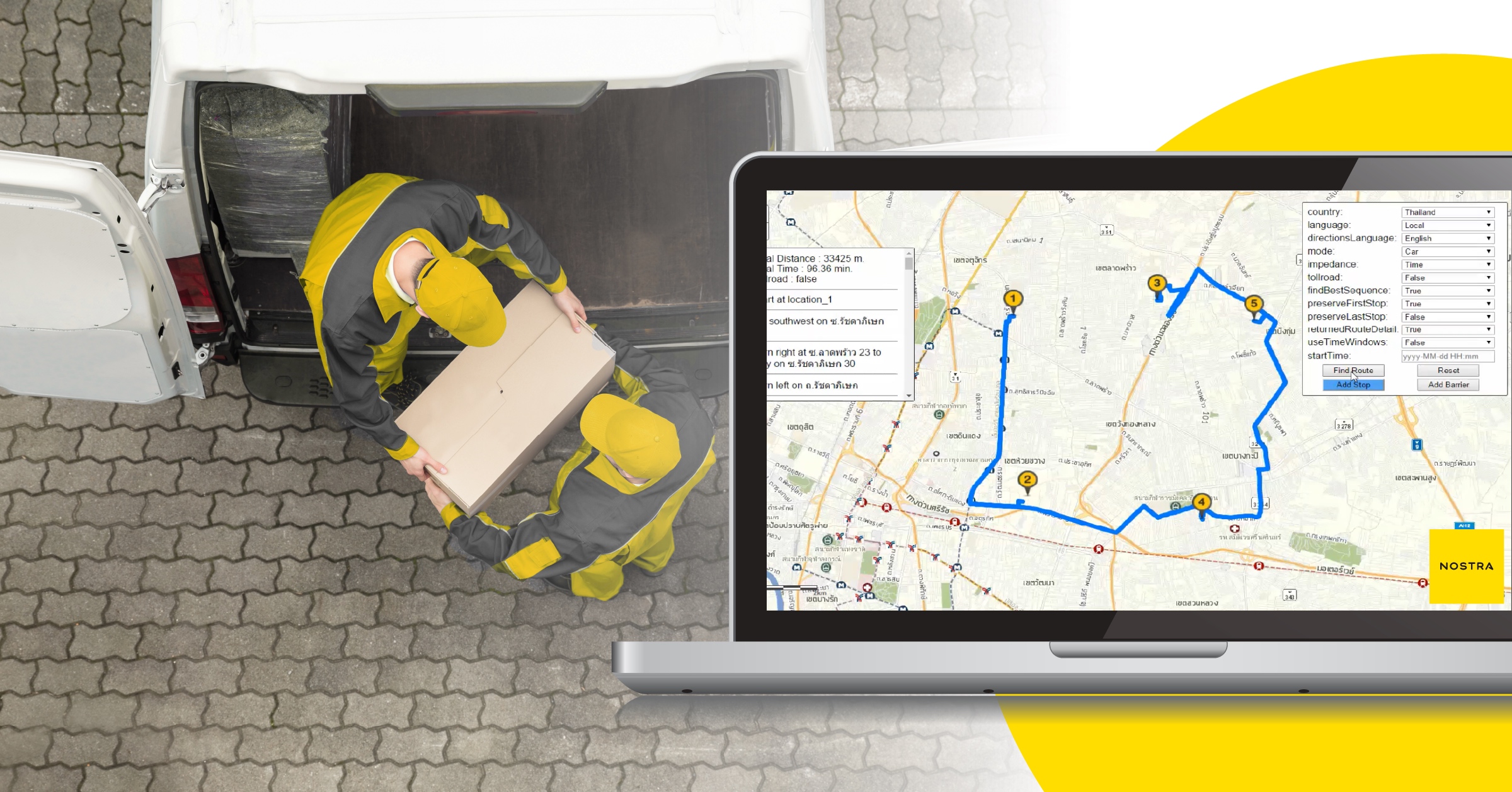 NOSTRA ส่งโซลูชัน Online Map Service  เสริมแกร่งธุรกิจขนส่ง-โลจิสติกส์ ฝ่าความท้าทายในเรด โอเชี่ยน