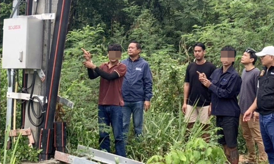 รวบแก๊งลักตัดสายไฟสัตหีบ ขายได้หลักร้อย แต่ความเสียหายพุ่งหลักล้าน