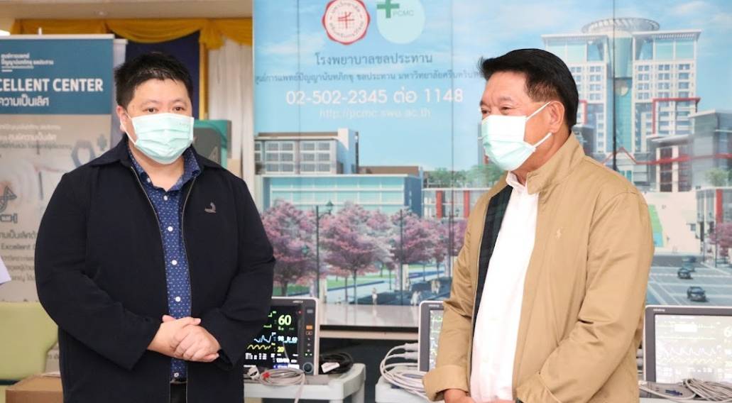 "เลิศวิโรจน์ โกวัฒนะ" มอบเครื่องตรวจคลื่นไฟฟ้าหัวใจ EKG  ให้ศูนย์การแพทย์ปัญญานันทภิกขุ 