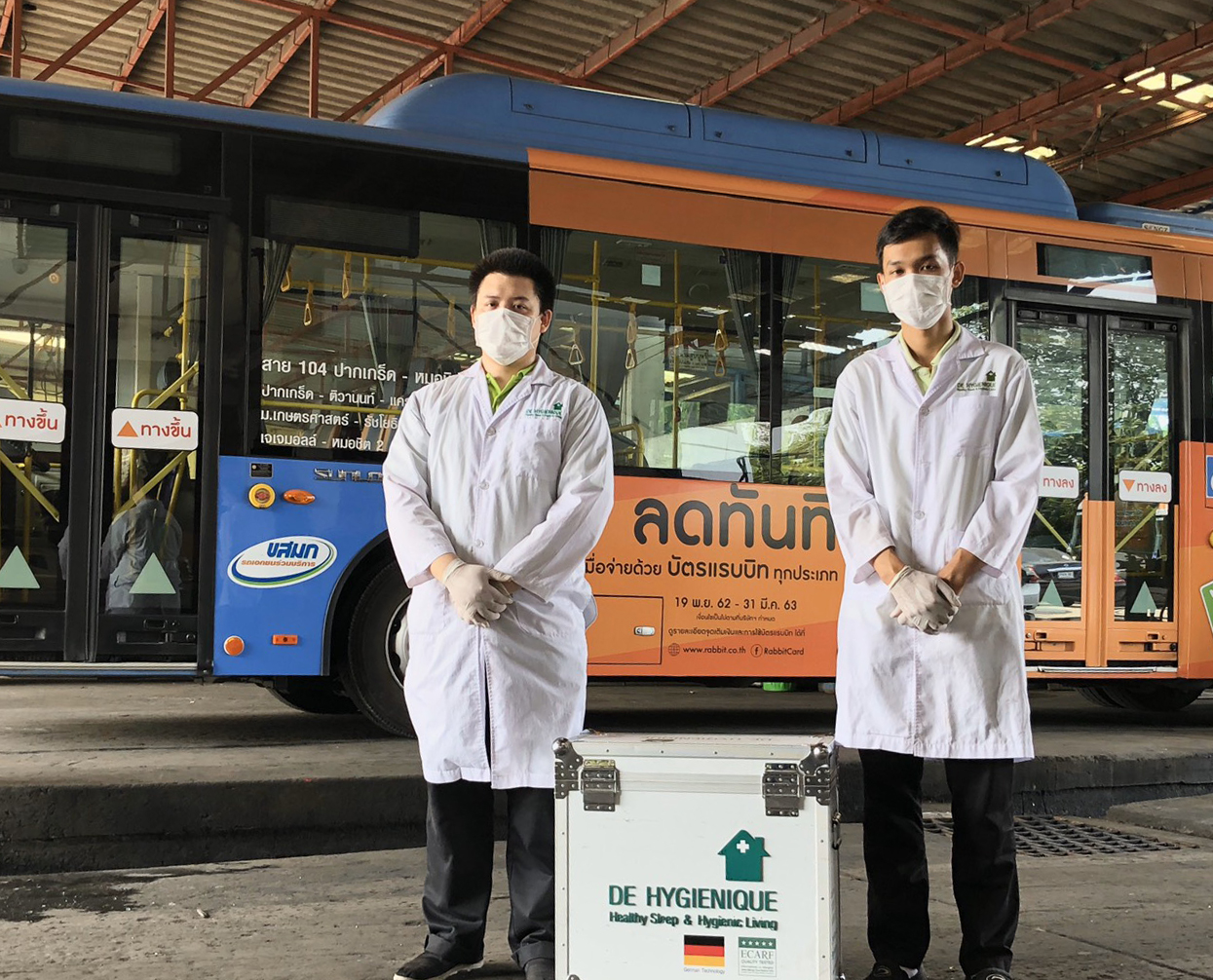 “ดีไฮจีนิค” จับมือ “Smart Bus”กำจัดไรฝุ่น-ฆ่าเชื้อโรคแบบซานิไทส์ซิ่งในรถโดยสารสาธารณะ