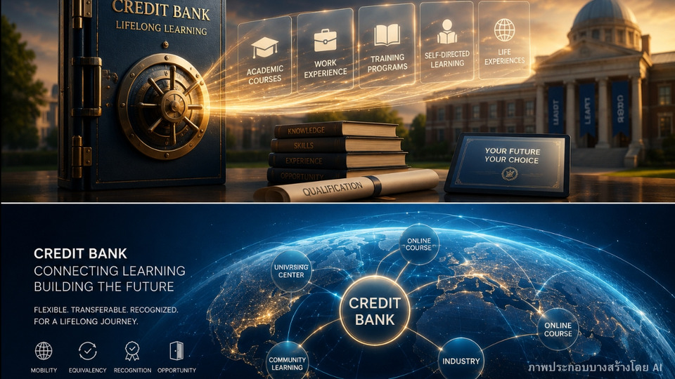“Credit Bank” เส้นทางสร้าง “โอกาส” การเรียนรู้ตลอดชีวิต 