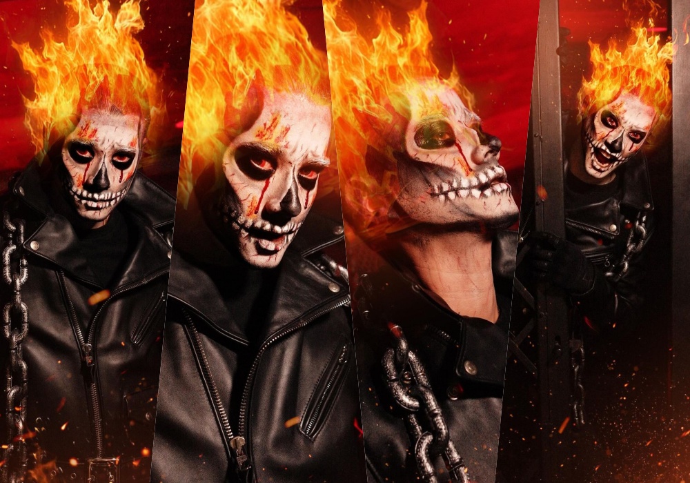 ทำถึงจริงๆ! "มาริโอ้ เมาเร่อ" ต้อนรับฮาโลวีนแบบสุดจึ้ง! แปลงโฉมเป็น "Ghost rider"