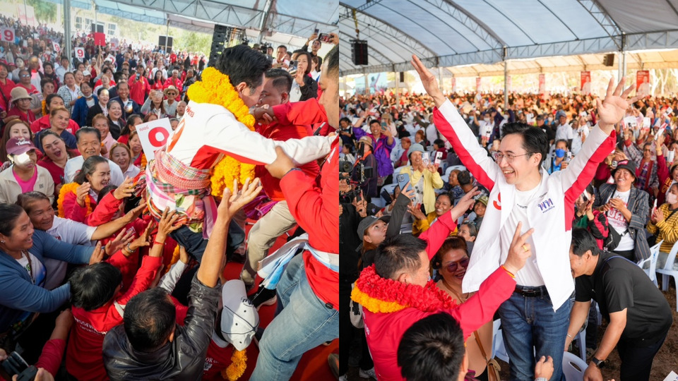 “อ.เชน” ยกทัพปราศรัยอุดรฯ ประชาชนอุ้มขึ้นเวที ประกาศล้างหนี้–ปราบยาเสพติด
