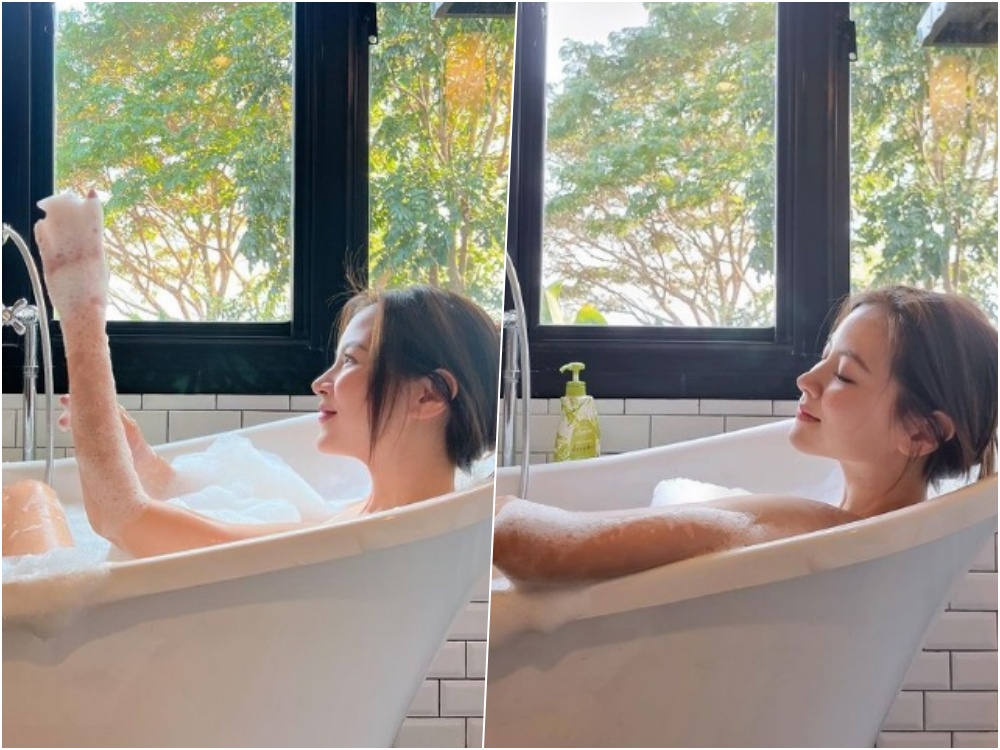 ใครไหวไปก่อนเลย! เมื่อ 'ใบเฟิร์น' เปิดภาพเซ็ตชวนอาบน้ำ