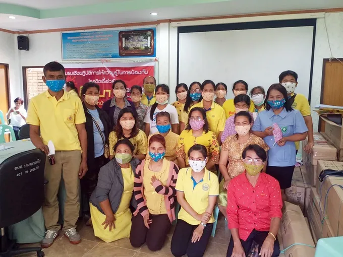 ขบวนการสหกรณ์จระนอง บูรณาการท้องถิ่น จัดทำหน้ากากอนามัยป้องกันตนเองจาก "โควิด-19"