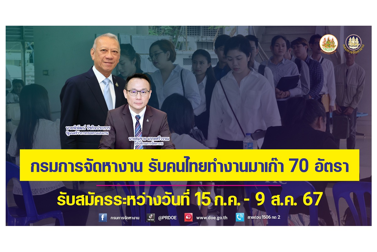 เงินดี! เปิดรับคนไทยทำงานภาคบริการมาเก๊าเริ่ม 50,000 บาท-ค่าเครื่องบินอาหารที่พักฟรี-ประกันสุขภาพสวัสดิการพร้อม