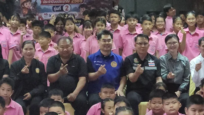 พนมทวนลุยจำลองเหตุร้าย-อัคคีภัย ติวเข้มครู-นักเรียน รร.วัดเบญพาด หนีรอดยกโรงเรียน