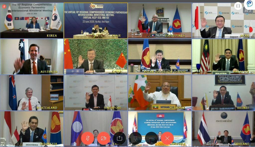 รัฐมนตรี RCEP เร่งฟื้นฟูเศรษฐกิจสู้วิกฤติโควิด ขีดเส้นลงนามความตกลงปีนี้ เพิ่มมูลค่าการค้า