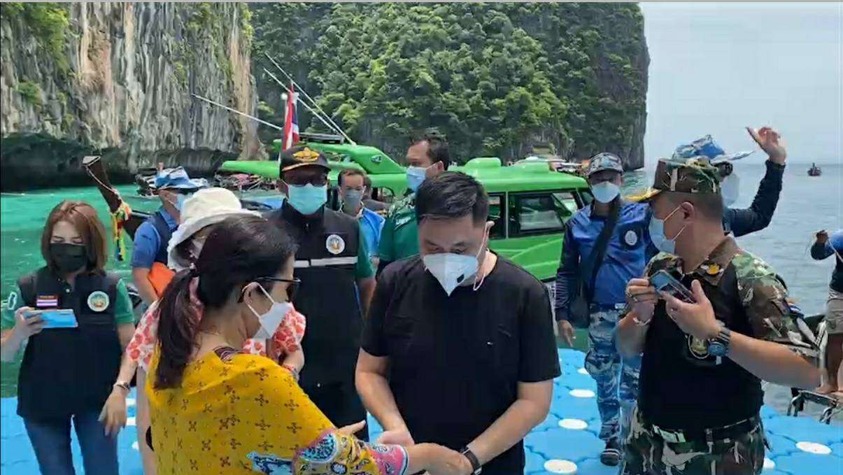 กมธ.ที่ดินและสิ่งแวดล้อมลงติดตามการฟื้นตัว  ประการังบริเวณอ่าวมาหยา-เกาะพีพีพบแนวโน้มดี 