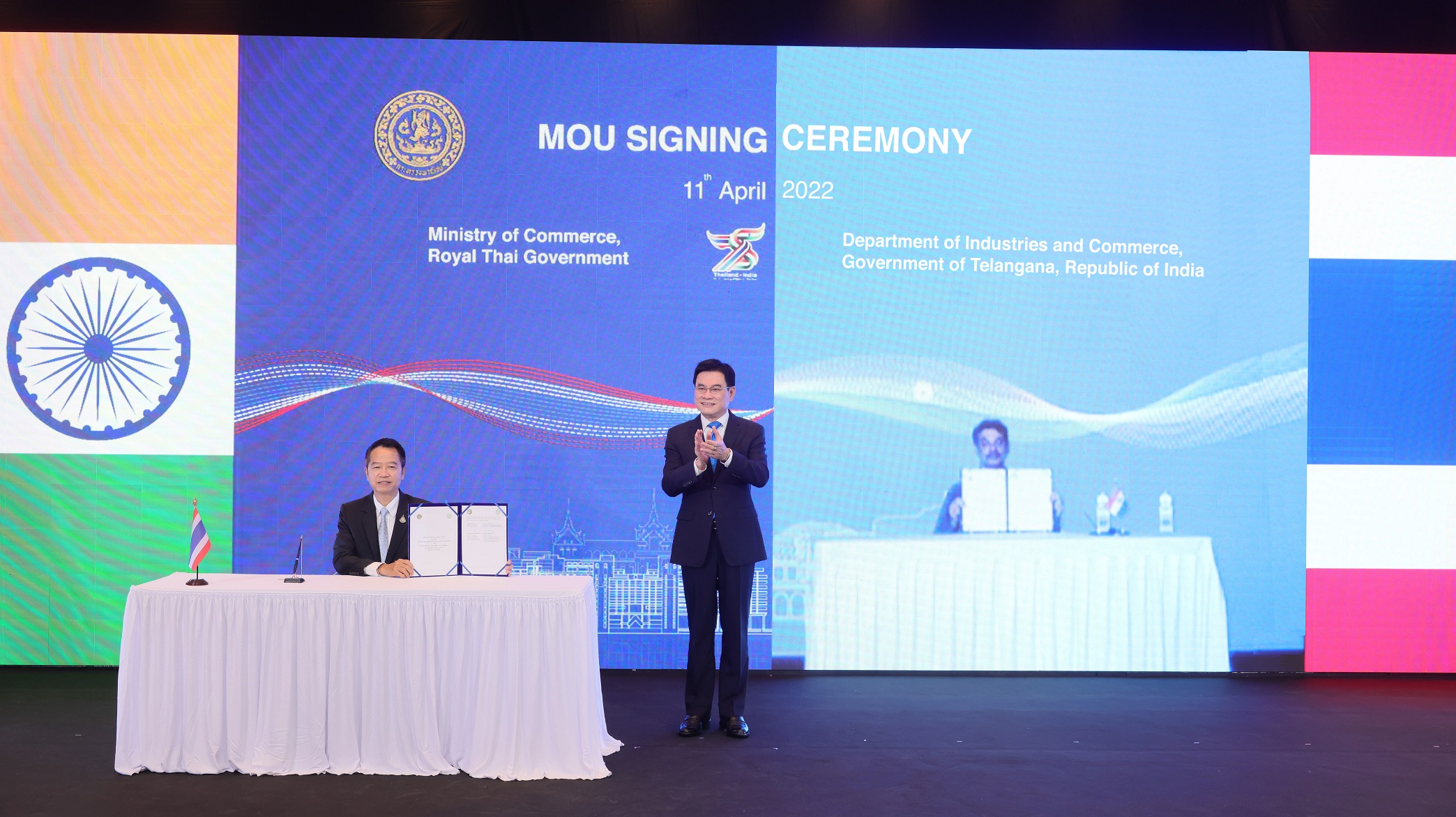“จุรินทร์” ประเดิมลงนาม Mini FTA ไทย-เตลังคานา บุกตลาดเมืองรองแดนโรตี-อินเดีย 