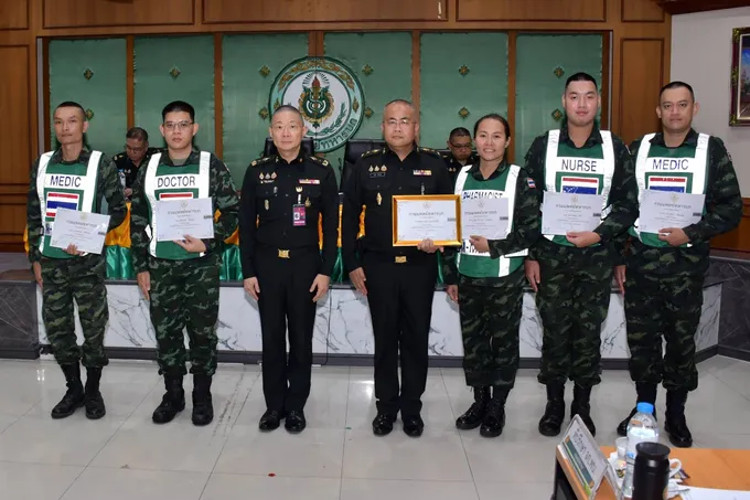  M-MERT รพ.ค่ายจิรประวัติผ่านประเมิน 81.43% รับรองพร้อมรับมือภัยพิบัติ 