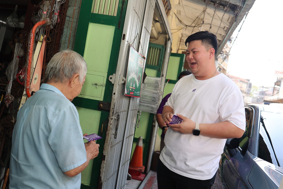 "ศรัณยู" ลุยสัมพันธวงศ์ ชูบำนาญ 3,000 บาท แก้โจทย์สังคมสูงวัย-ปลุกเศรษฐกิจฐานราก มั่นใจไทยสร้างไทยทำได้จริง 