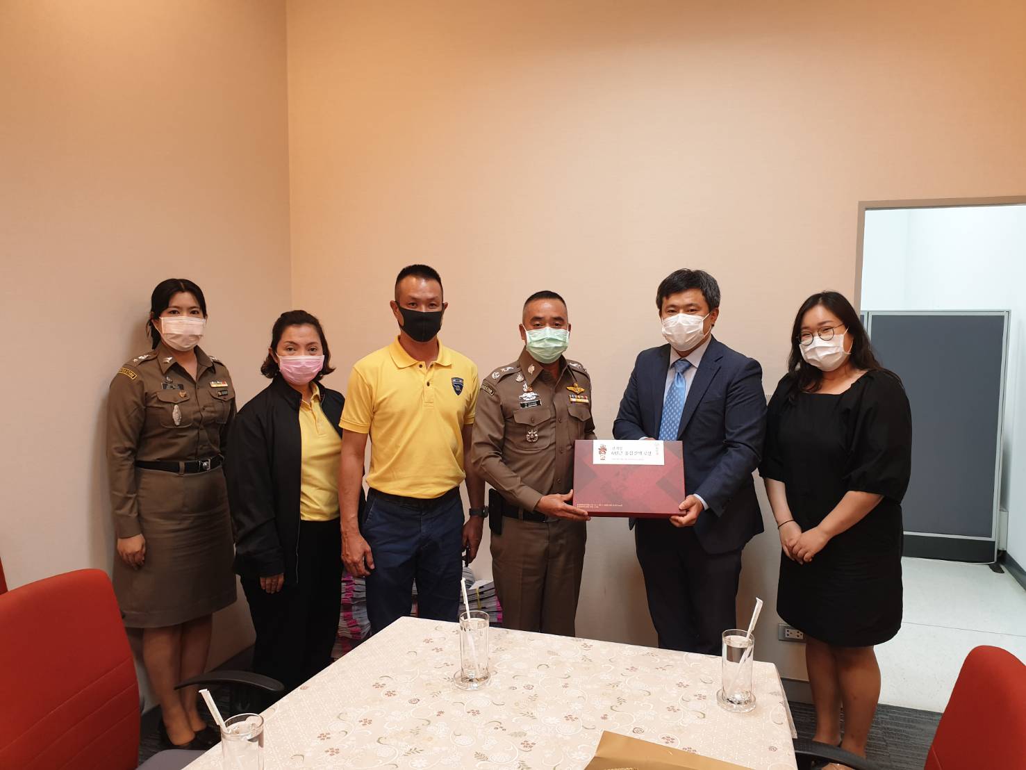 กงสุลประจำสถานทูตเกาหลี ประจำประเทศไทย เข้าเยี่ยมคารวะ ผบก.ตม.1 เชื่อมสัมพันธไมตรี