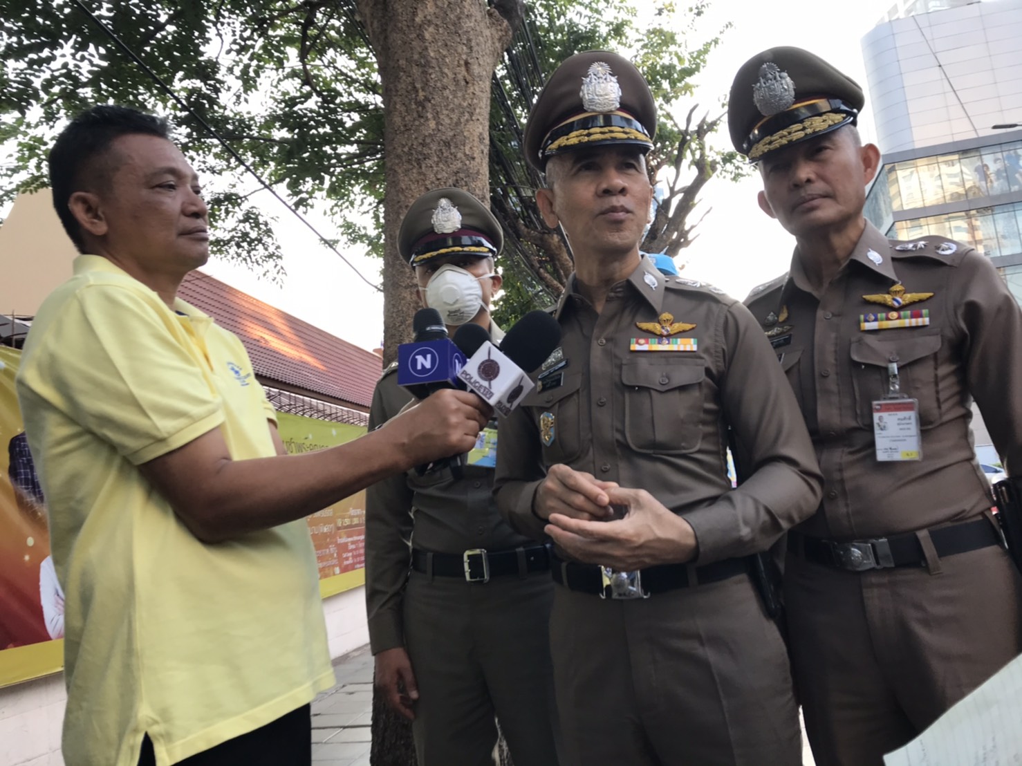  ตร.ออกมาตรการลดฝุ่นมลภาวะ   เปลี่ยนรถสายตรวจมาเป็นรถพลังงานไฟฟ้า
