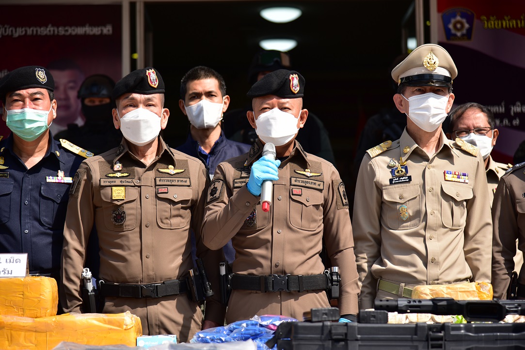ตำรวจภูธรภาค 7 รวบขบวนการพ่อค้ายารายใหญ่ ได้ของกลางทั้งยา และทรัพย์สินเพียบ