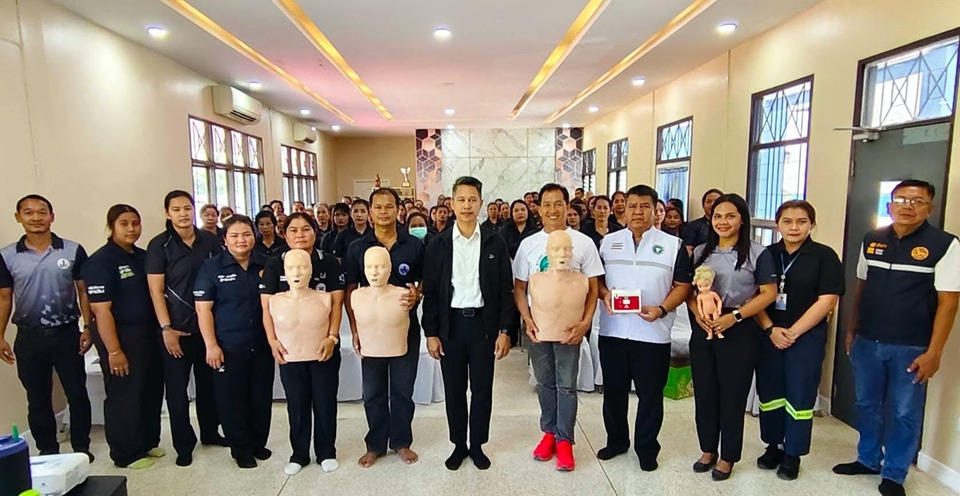 เคียนซาเดินหน้าอบรม อสม.-ประชาชน เรียนรู้ CPR และใช้ AED เพิ่มโอกาสรอดชีวิตฉุกเฉิน