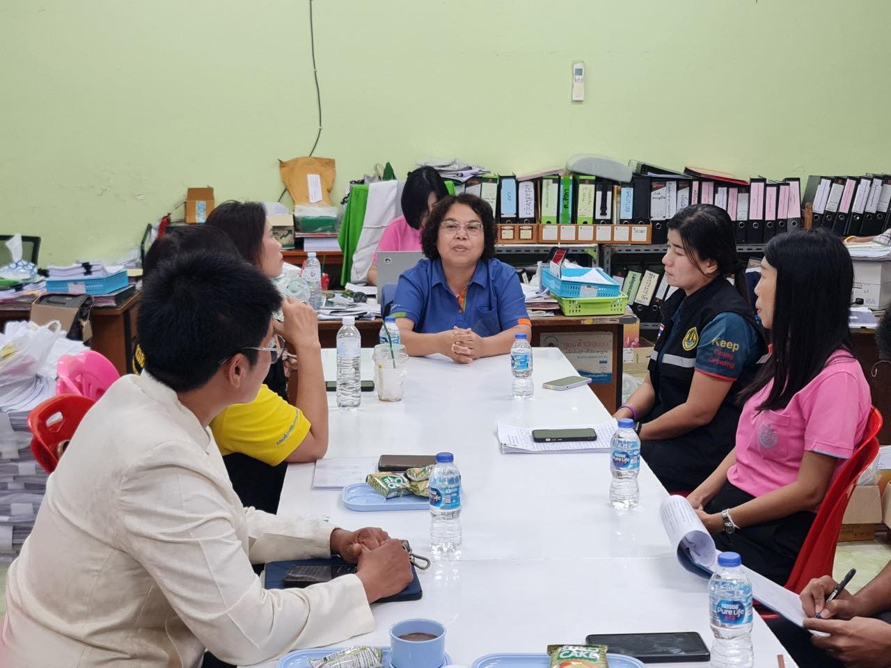 สำนักงานเกษตรอำเภอหล่มเก่าติดตามการดำเนินงานโครงการเพิ่มประสิทธิภาพการผลิตพืชตระกูลถั่ว ประจำปี 2567 