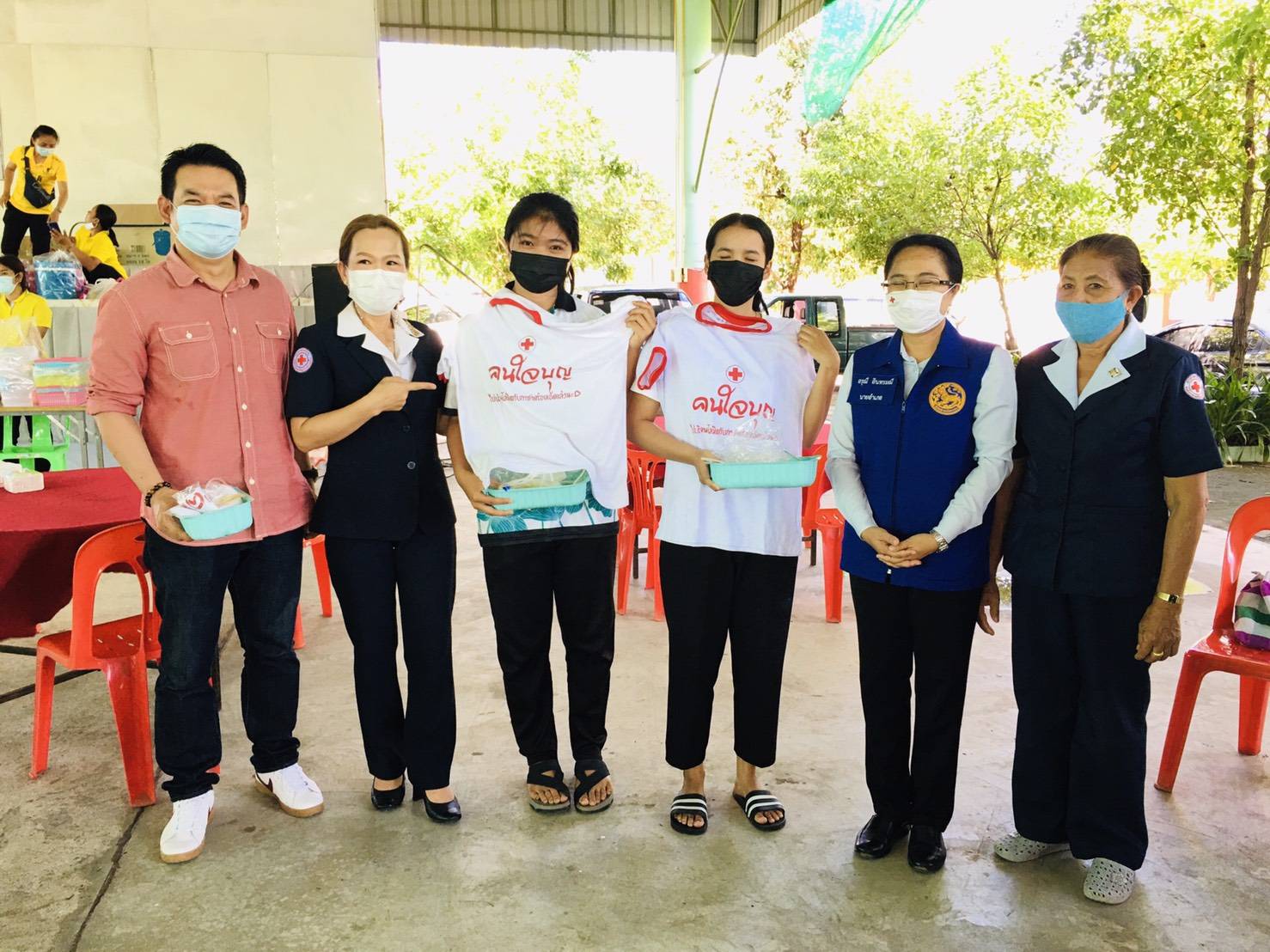 เหล่ากาชาดร้อยเอ็ดออกหน่วยรับบริจาคโลหิต อ.จตุรพักตรพิมาน 