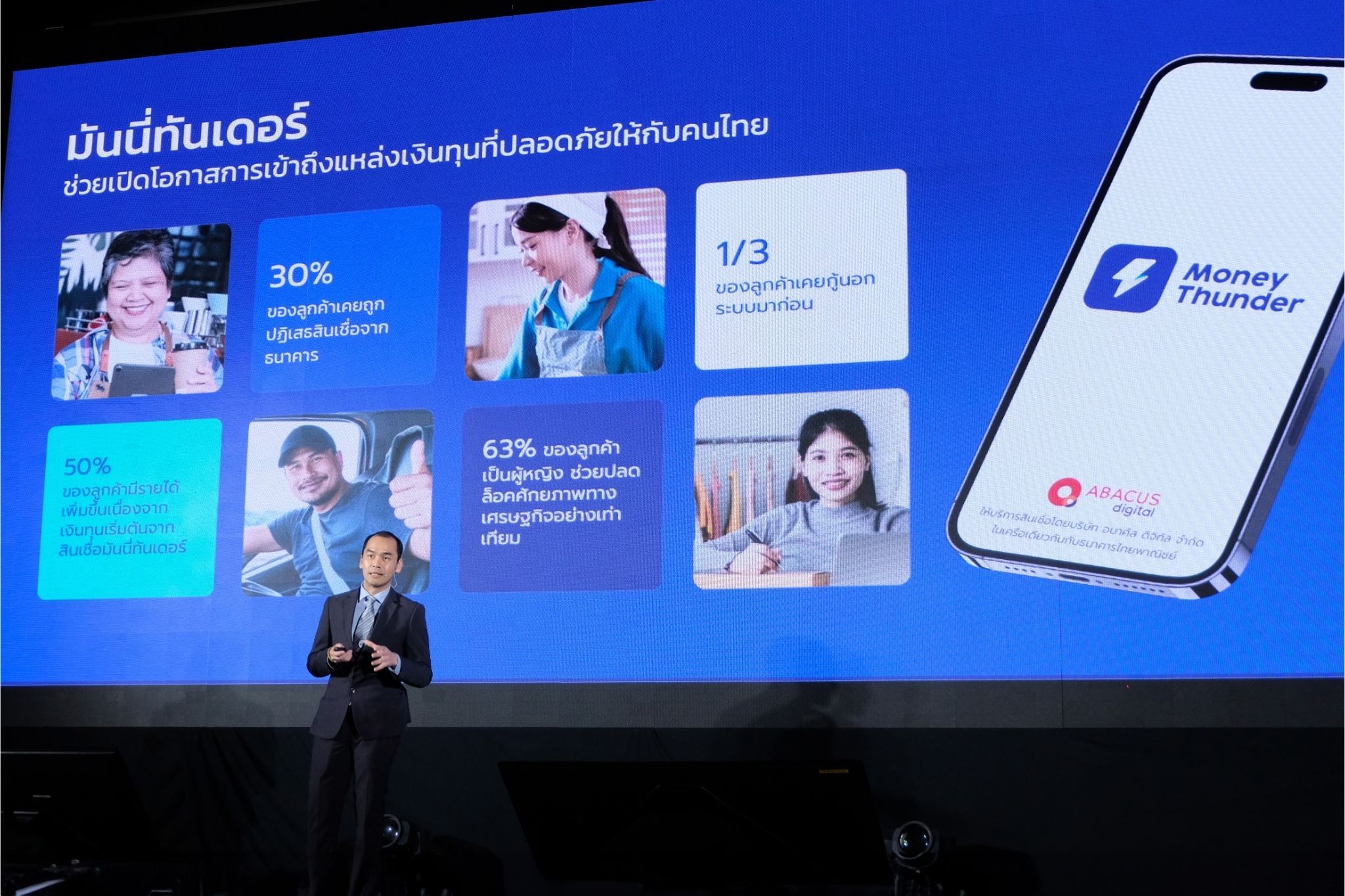 "อบาคัส ดิจิทัล" หนุน ธปท.ดันนโยบาย Open Data ชูแอปมันนี่ทันเดอร์ ช่วยปลดล็อคโอกาสทางการเงิน