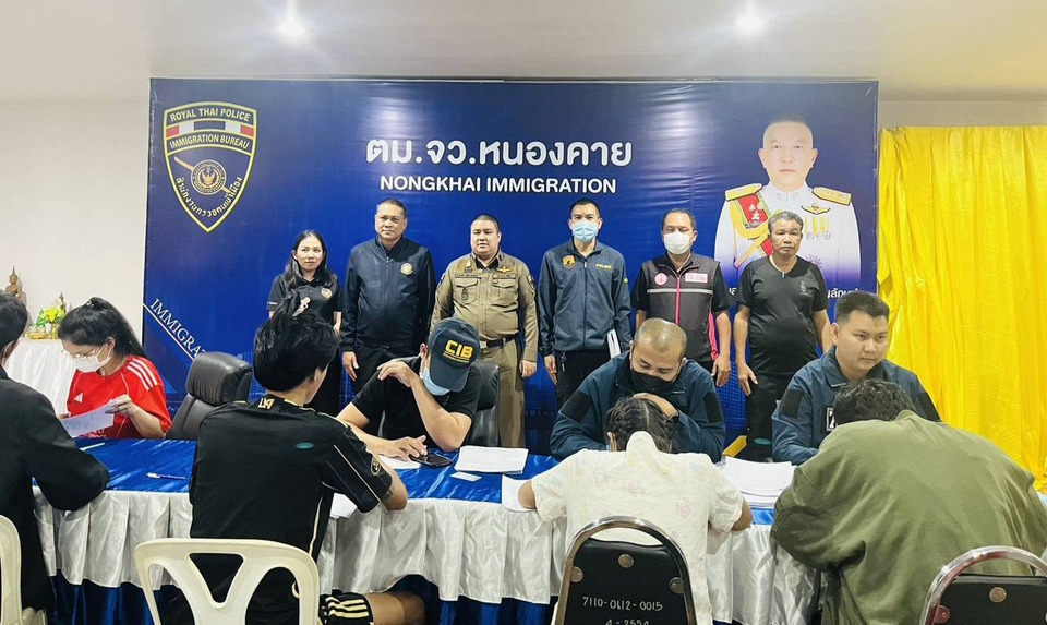 "ลาว" ผลักดัน 64 คนไทยกลับประเทศ หลังถูกจับเครือข่ายเว็บพนันในเวียงจันทน์
