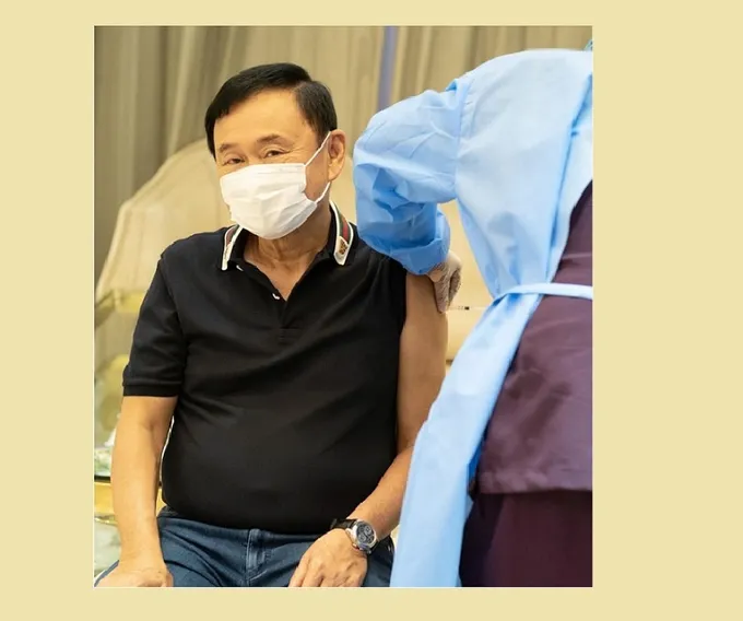 'ทักษิณ' เข้ารับบูสเตอร์โดส เป็นวัคซีน mRNA ที่ดูไบ 