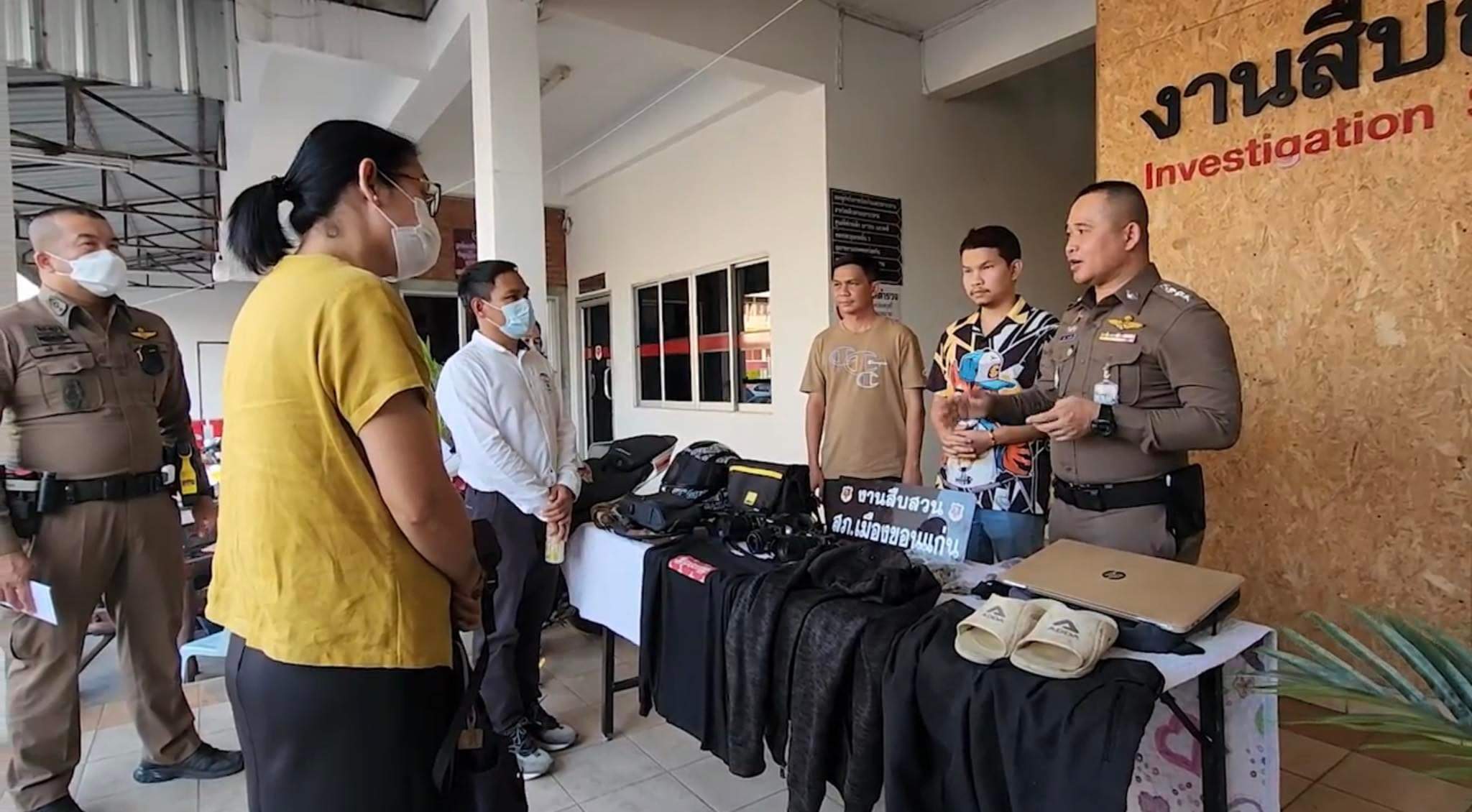 ตำรวจขอนแก่นจับกุมคนร้ายก่อเหตุลักทรัพย์ในโรงเรียนชื่อดังมูลค่ารวมกว่า 1 แสน 