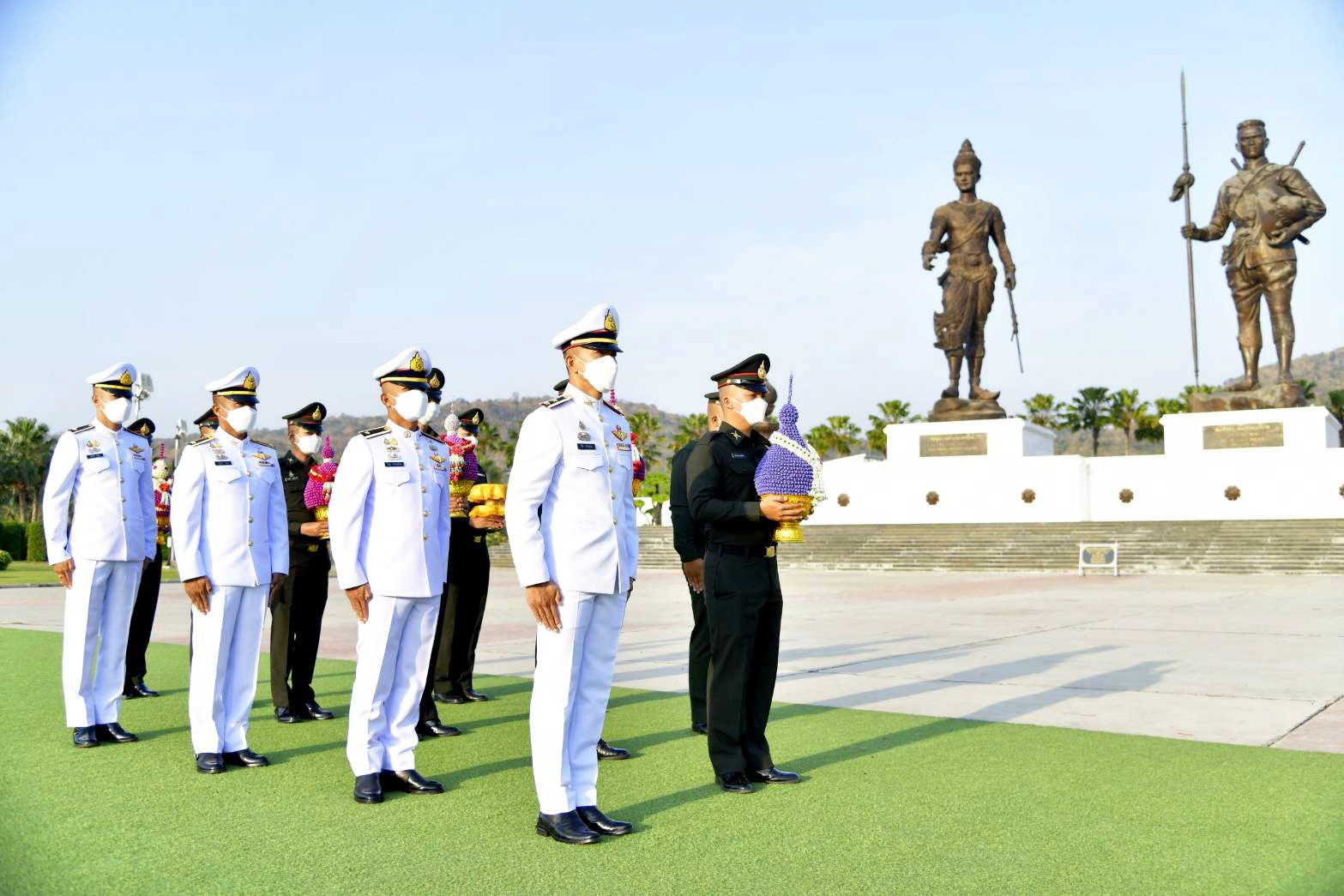 ประจวบฯน้อมรำลึกสมเด็จพระนเรศวรมหาราชเนื่องในวันกองทัพไทย