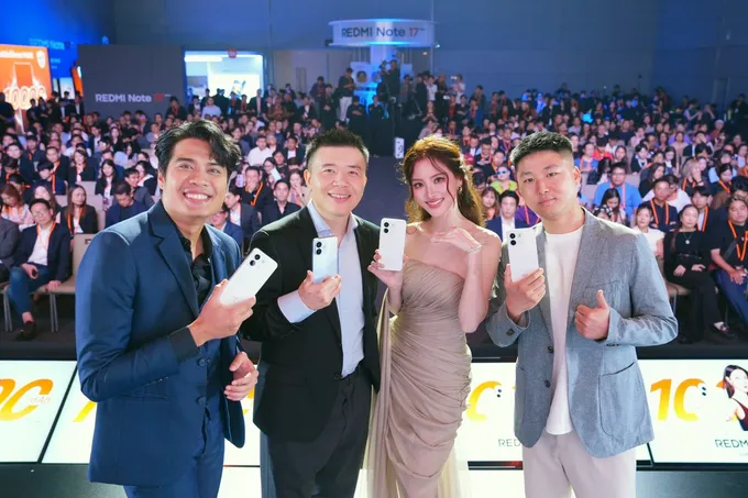 เสียวหมี่เขย่าวงการสมาร์ทโฟน เปิดตัว "REDMI Note 17 Series" การันตีความร้อนแรง โดยซุปตาร์สาว "ใบเฟิร์น พิมพ์ชนก"