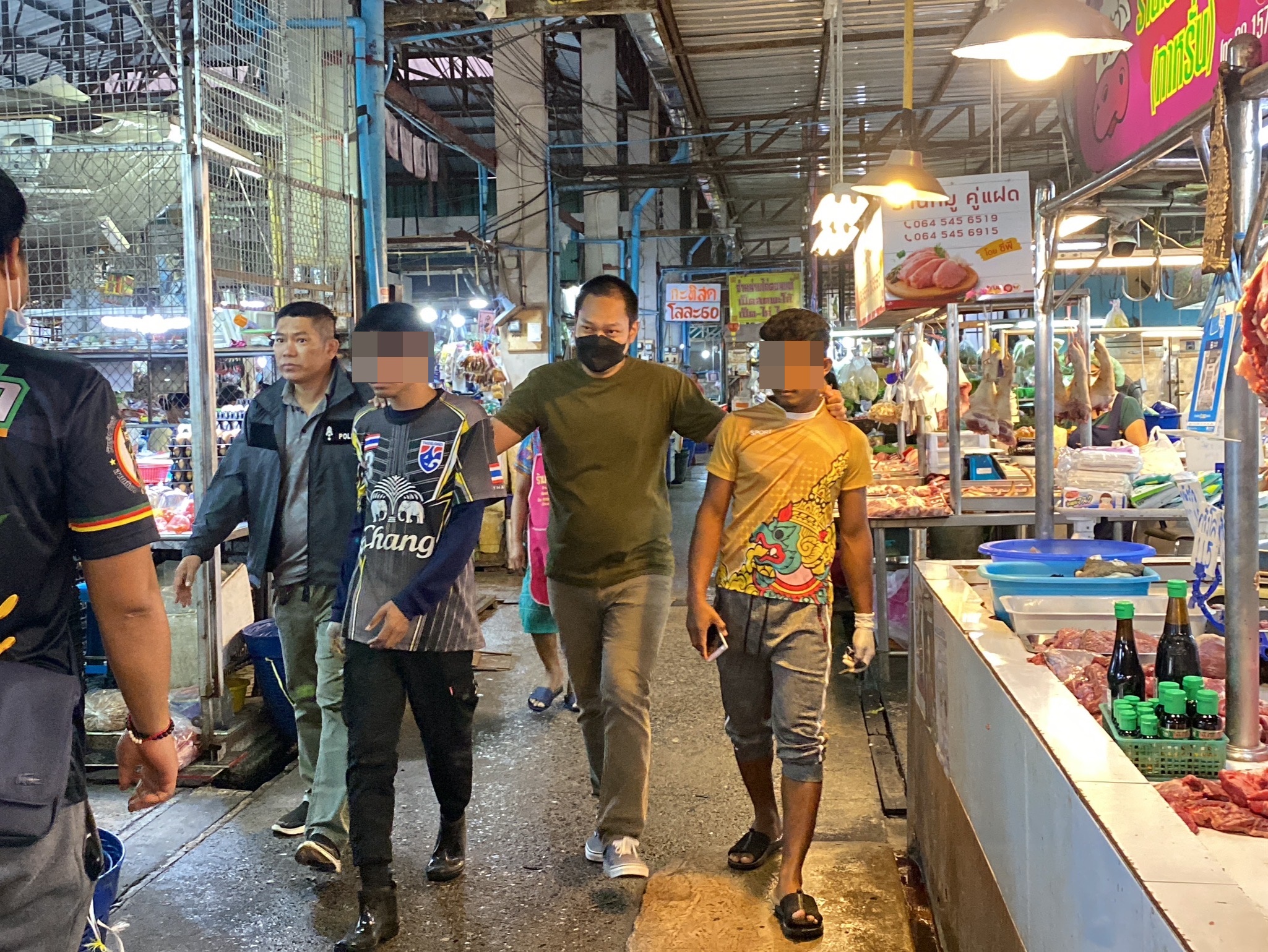  ปิดล้อมจับแรงงานต่างด้าวเถื่อนในตลาดเช้าใหญ่สุดในเมืองพัทยา