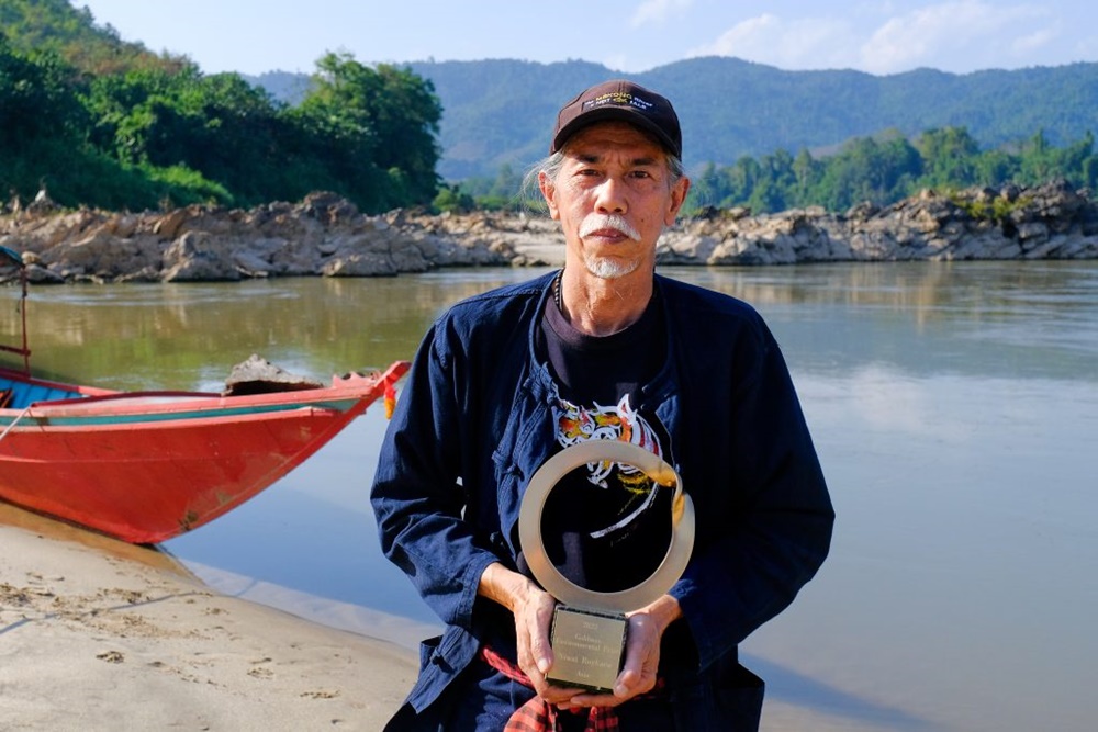 “ครูตี๋” รับรางวัล “Goldman Environmental Prize” ลั่นไม่เป็นศัตรูใครชวนทุกฝ่ายร่วมฟื้นฟูสายน้ำ 