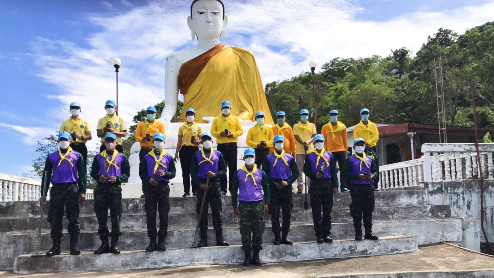  กองพันปฏิบัติการพิเศษ รักษาพระองค์ ปลูกทองอุไร-ชมพูพันธุ์ทิพย์ 200 ต้น  เพื่อพัฒนาปรับปรุงภูมิทัศน์แหล่งท่องเที่ยว 