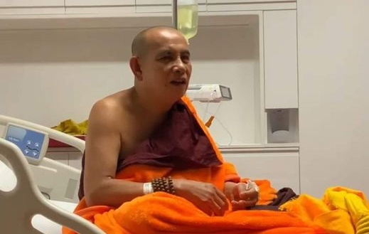 อัพเดทอาการ "ครูบาบุญชุ่ม" พบเนื้องอกในลำไส้ใหญ่ ตัดไปตรวจ