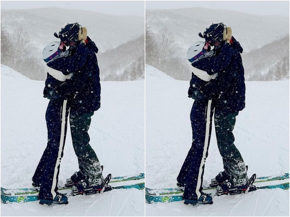 "เจมส์จิ" โชว์ภาพหวานกอด "โฟม" แฟนสาว กลางหิมะทริปญี่ปุ่น เพื่อนๆกรี๊ดกร๊าด