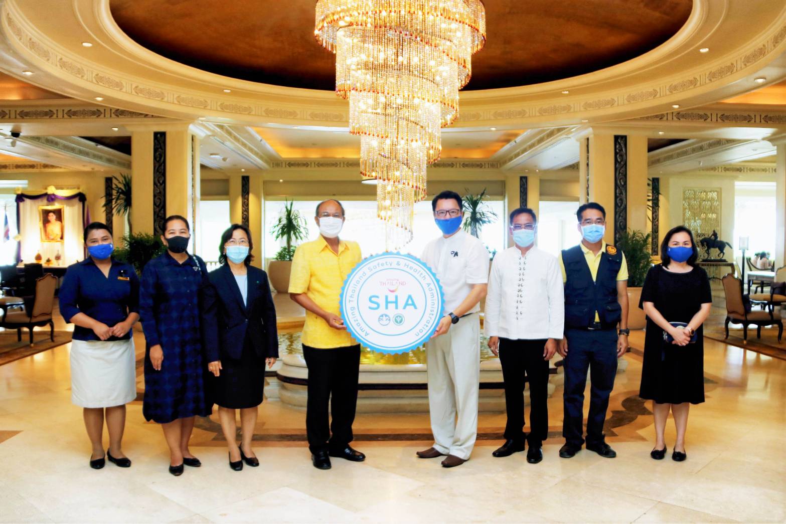 โรงแรมดุสิตธานีหัวหินผ่านมาตรฐาน SHA สร้างความมั่นใจให้ผู้ใช้บริการ