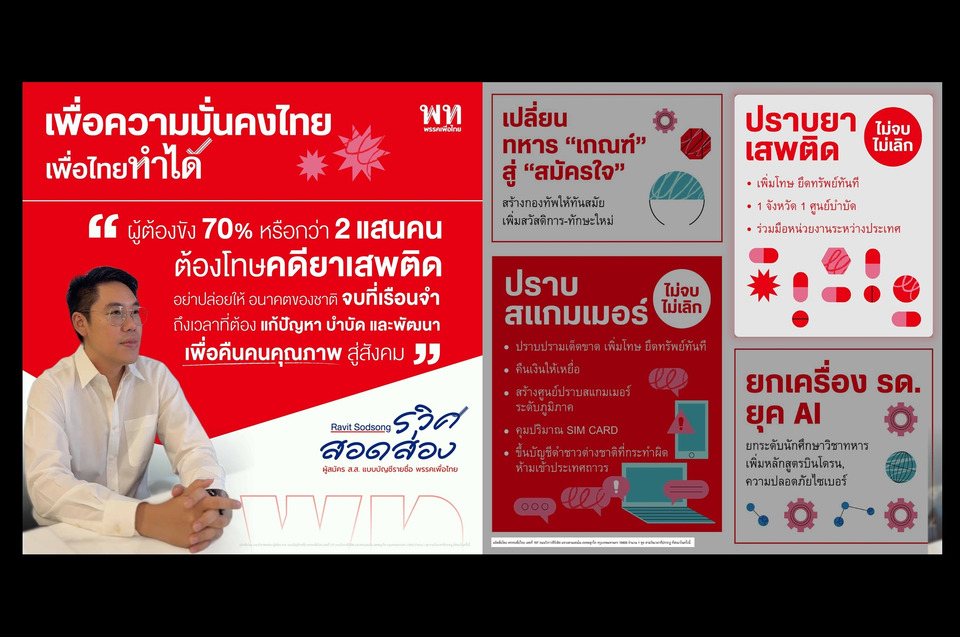 "รวิศ สอดส่อง" ชี้ถึงเวลายกเครื่องปัญหา "ยาเสพติด" เสนอ SEAL-STOP-SAFE ปราบจริง บำบัดจริง 