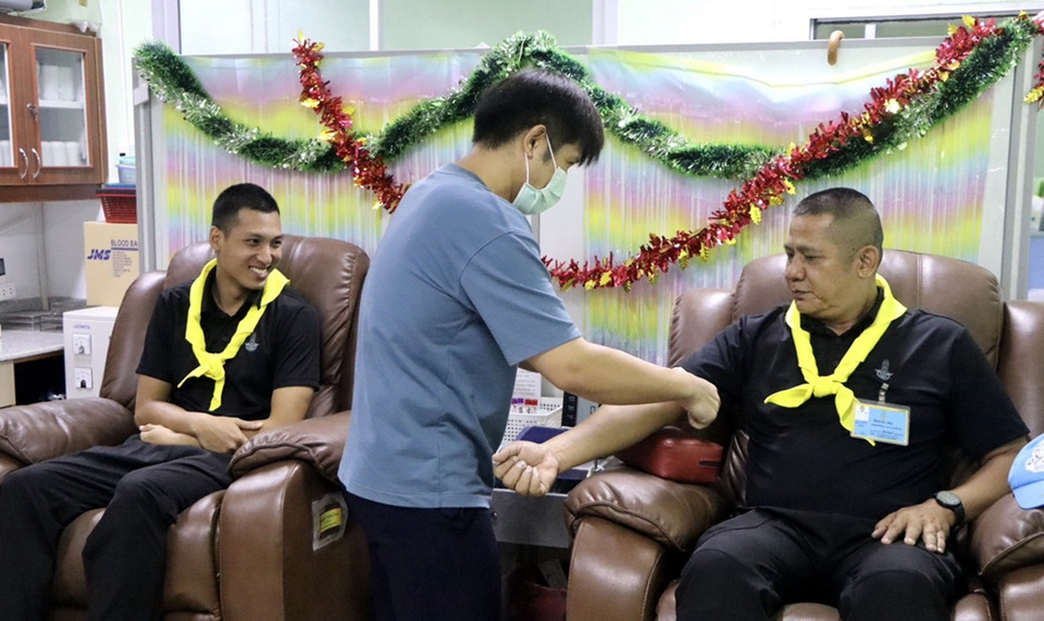นพค.36 บริจาคโลหิตถวายเป็นพระราชกุศล ส่งต่อชีวิตผู้ป่วยแม่ฮ่องสอน