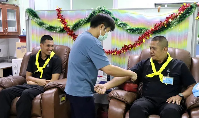 นพค.36 บริจาคโลหิตถวายเป็นพระราชกุศล ส่งต่อชีวิตผู้ป่วยแม่ฮ่องสอน