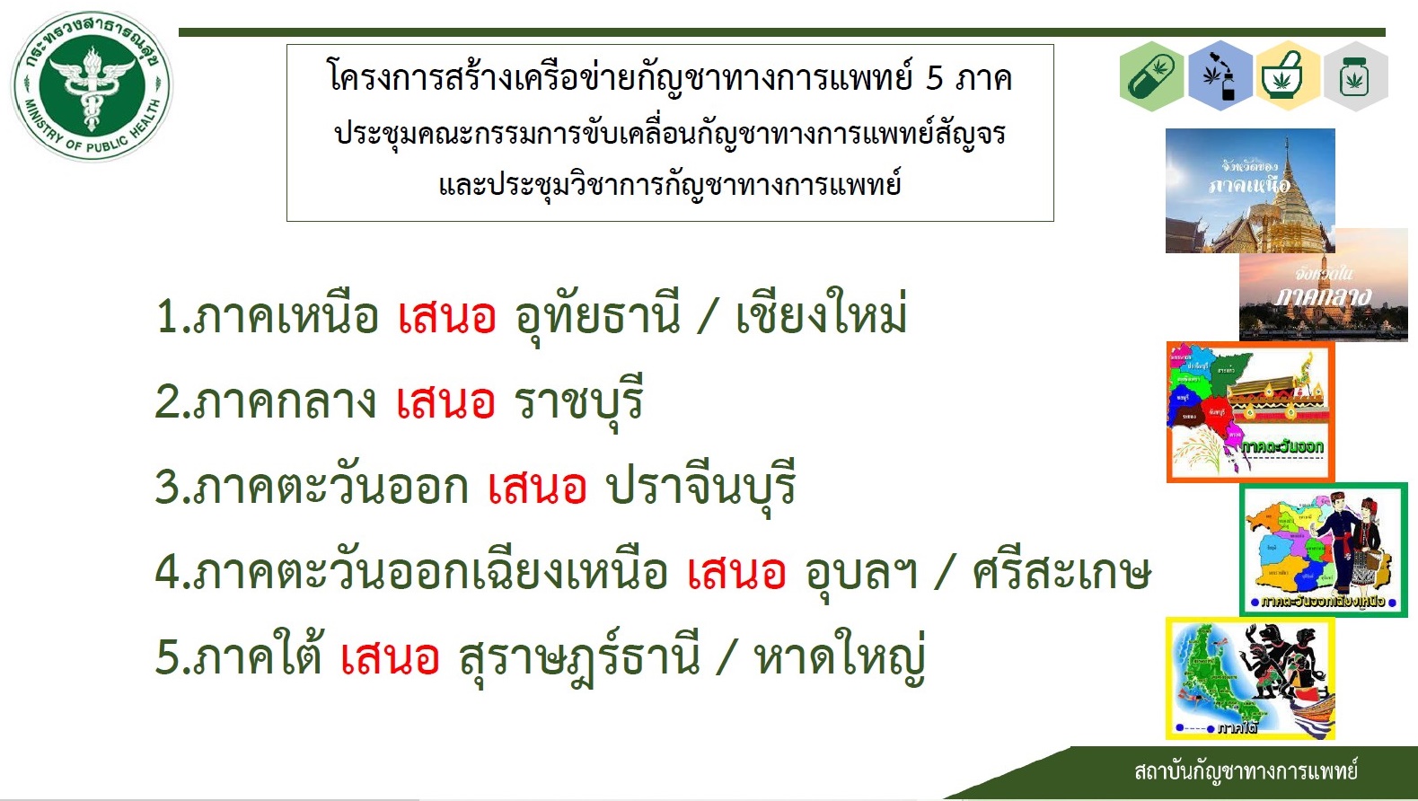 สธ.เร่งเดินหน้าวิจัย สนับสนุนเอกชน เพื่อการขึ้นทะเบียนผลิตภัณฑ์สุขภาพจากกัญชา กัญชง
