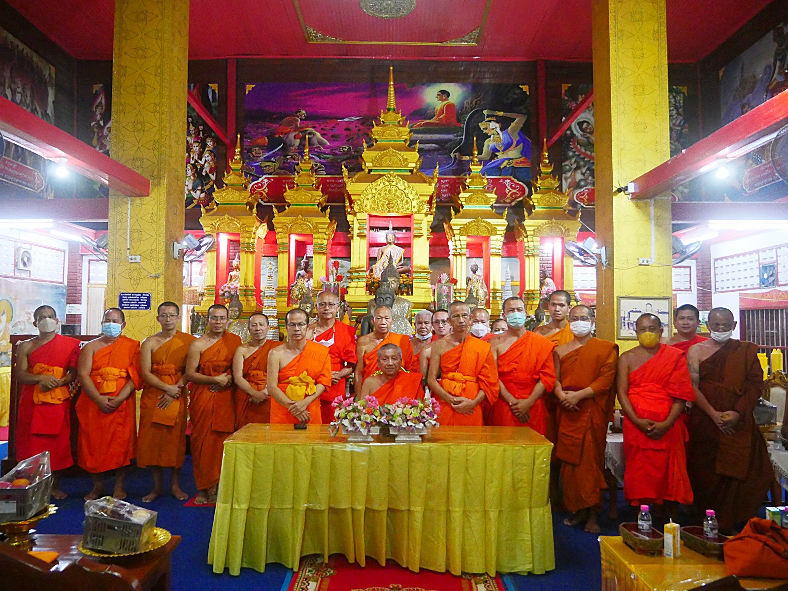 พะเยา คณะศรัทธาสาธุชน 19 วัด 3 ตำบลพร้อมใจฟังธรรมะอิ่มบุญทั่วหน้า