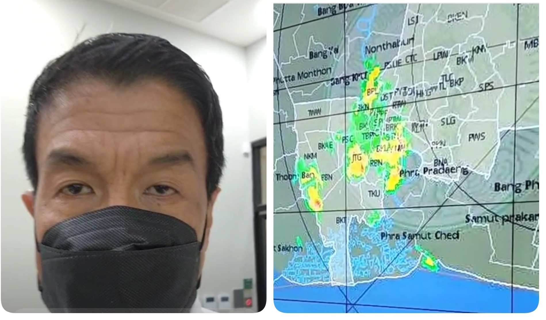 "ชัชชาติ" ฝ่าฝนตก-รถติด​ มอนิเตอร์การจราจรย่านฝั่งธนช่วงเช้ายังไร้น้ำท่วมขัง 