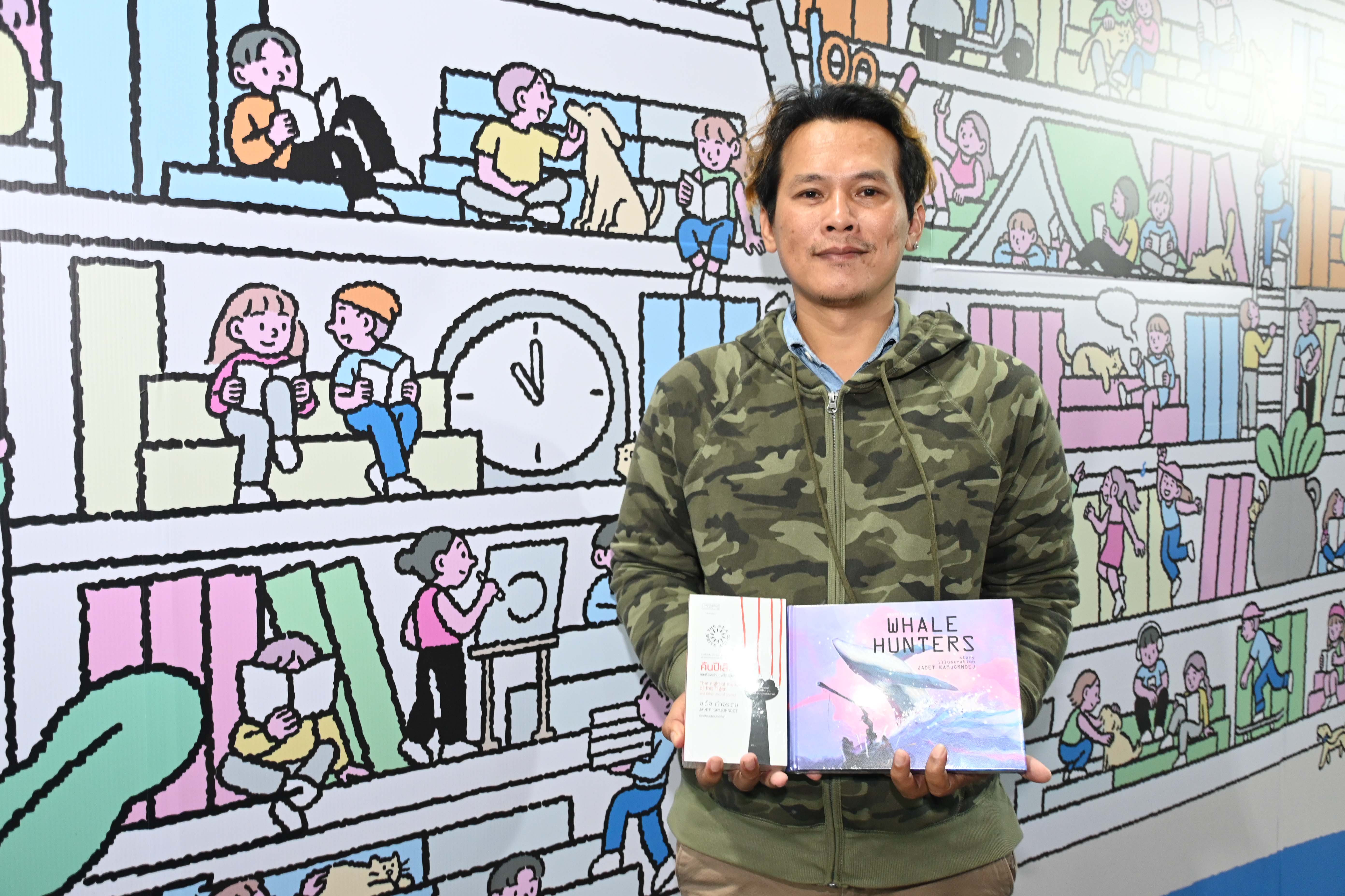 “จเด็จ กำจรเดช” เผยแรงบันดาลใจในการสร้างสรรค์ผลงาน “คืนปีเสือ” สู่ “นักล่าวาฬ”