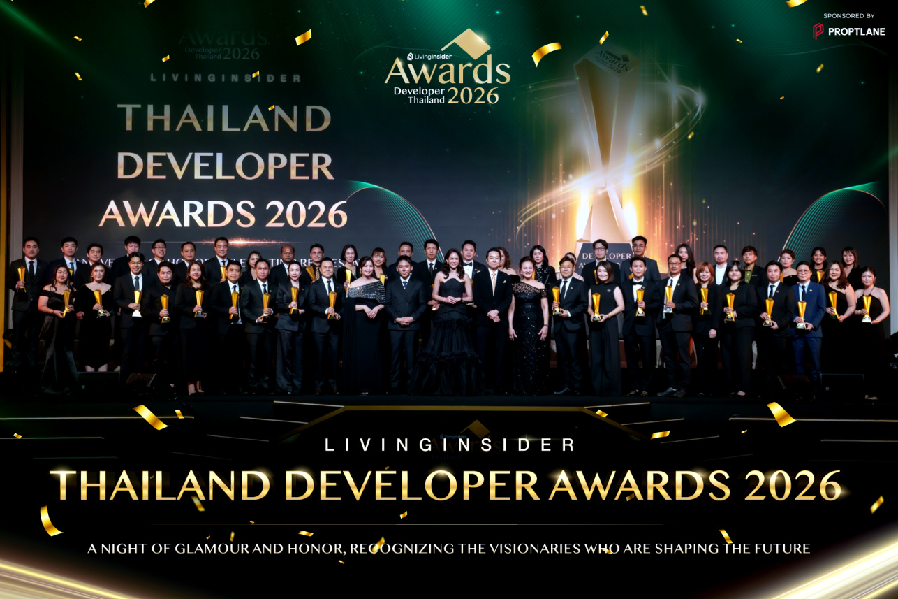 เปิดโผ “LivingInsider Thailand Developer Awards 2026” 58 รางวัล AP Thailand คว้ารางวัลใหญ่