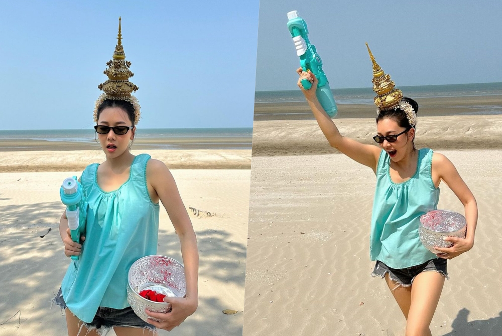 แบบใหม่แบบสับ! "นุ่น วรนุช" อวดลุคสงกรานต์สุดปัง