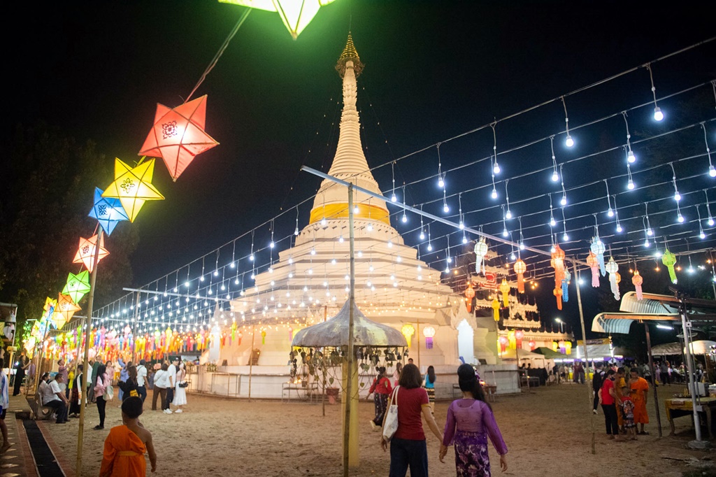 เริ่มแล้ว!! งานมัสการพระธาตุดอยกองมู (ลอยกระทงสวรรค์) ประจำปี 2567