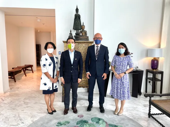 เยี่ยมคารวะ ฯพณฯ นายมาร์ค กูดดิ้ง เนื่องในโอกาสเข้ารับตำแหน่งเอกอัครราชทูตอังกฤษประจำประเทศไทยคนใหม่