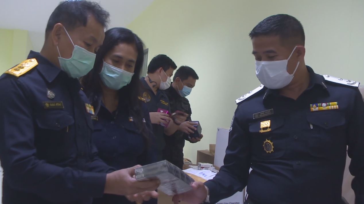 ดีเอสไอสนธิกำลังยึดบุหรี่ต่างประเทศหนีภาษี